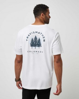 Travis Mathew Adventure Season Tee White | QHBDTVZ-29