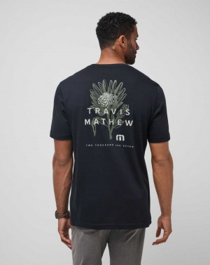 Travis Mathew All Day Rain Tee Black | GCFREIP-84