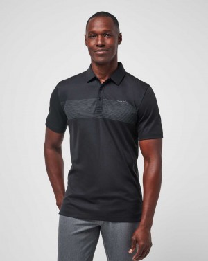 Travis Mathew Aloha Spirit Polo Black | UYLOFDK-89