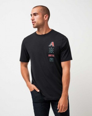 Travis Mathew Arizona Diamondbacks Sunset Slam Tee Black | DFCOYST-87