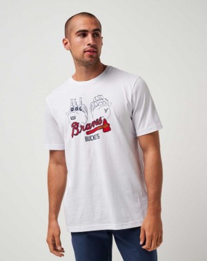 Travis Mathew Atlanta Braves Strike One Tee White | ENZRWPG-43