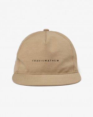 Travis Mathew Backcountry Trek Strapback Hat Portabella | GFCHSYI-18