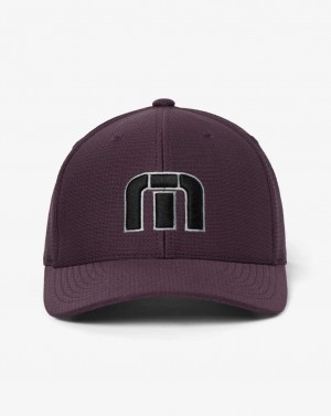 Travis Mathew Bahamas Snap Snapback Hat Plum | HSCLPVF-58