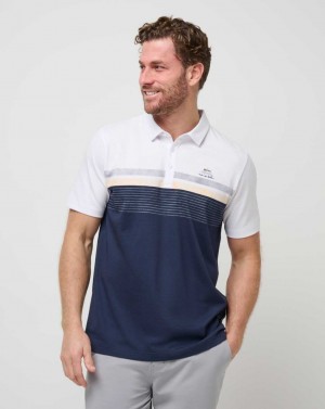 Travis Mathew Bar Roof Polo White | IKOSTNF-18