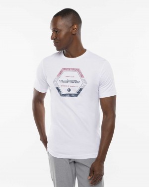 Travis Mathew Barbeque King Tee White | TISOVJY-54