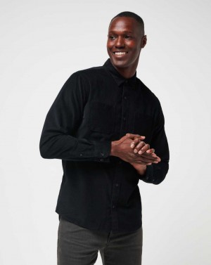 Travis Mathew Barrel Of Laughs Button-up Black | TSWKBHF-80