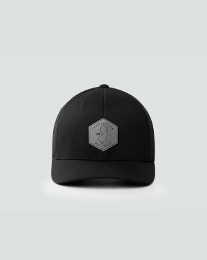 Travis Mathew Bartender Snapback Hat Black | YRQZBOA-72