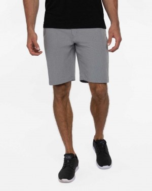 Travis Mathew Bermuda Short 8in Heather Sleet | WVHMBCK-60