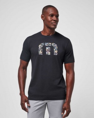 Travis Mathew Bring Your Own Board Tee Black | RCAEKXN-17