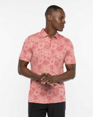 Travis Mathew Cactus Fruit Polo Dusty Rose | LFJGECQ-87