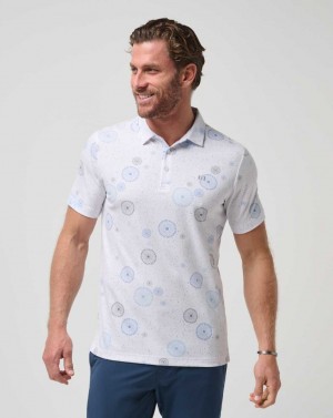 Travis Mathew Caught Inside Polo White | ESMKORC-80