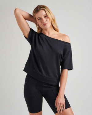 Travis Mathew Cleopatra Ponte Top Black | ELKPZAH-79