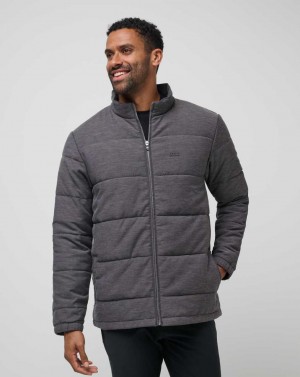 Travis Mathew Climate Drop Jacket Heather Black | RKEIZPA-97