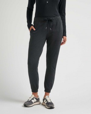 Travis Mathew Cloud Fleece Jogger Heather Black | BGWECIH-93