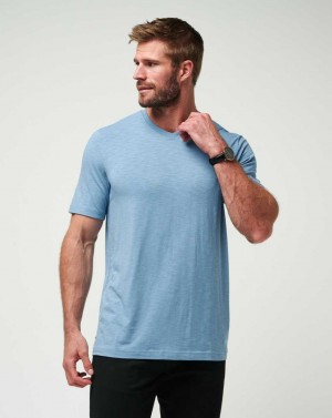 Travis Mathew Cloud Tee Copen Blue | YJZRLDN-61