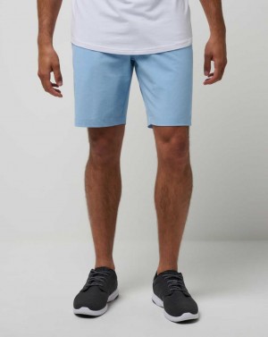 Travis Mathew Day Date Short 9in Powder Blue | HILSAPX-73