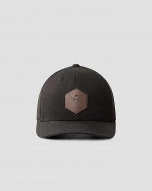 Travis Mathew Door Wall Snapback Hat Black | MILFYUH-67