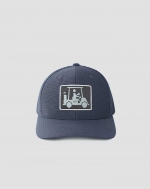 Travis Mathew El Capitan Snapback Hat Blue Nights | GISVWJM-41