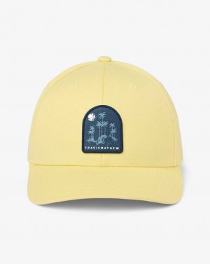 Travis Mathew Endless Horizons Snapback Hat French Vanilla | NAFTBPH-96