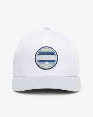 Travis Mathew Hat Dance Snapback Hat White | CZPBLOV-59