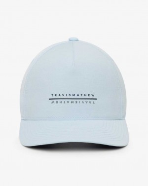 Travis Mathew Hilo Hills Snapback Hat Dream Blue | WPSBJCR-37