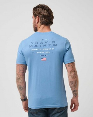 Travis Mathew Holiplay Tee Quiet Harbor | ZRKEJFO-78