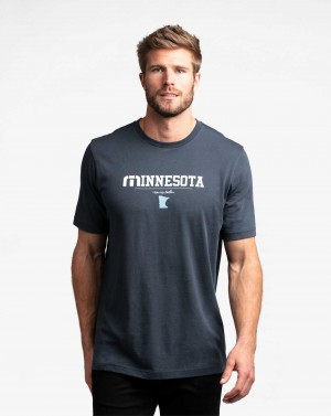 Travis Mathew Honey Crisp Tee Mood Indigo | EDPAMOW-51