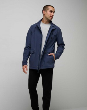 Travis Mathew Horizon Jacket Mood Indigo | KYCSFQZ-84