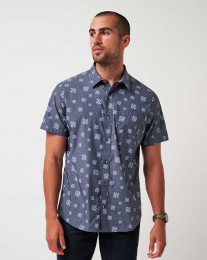 Travis Mathew In The Rough Button-up Heather Total Eclipse | UPYSTKC-32