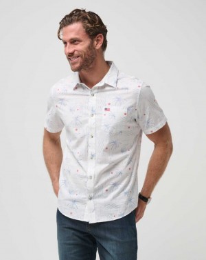 Travis Mathew Lincoln Way Button-up White | GPXJSWH-17