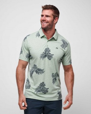 Travis Mathew Lush Forest Polo Jadeite | UYIRMQC-41