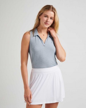 Travis Mathew Majorca Sleeveless Polo Heather Oceanview | GWCYUTZ-20