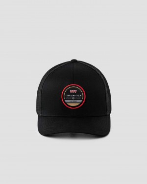 Travis Mathew Mojave Sunrise Snapback Hat Black | NEGKBSV-31