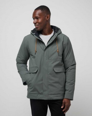 Travis Mathew Mountain Pass Jacket Dark Olive | BZPHEWU-13