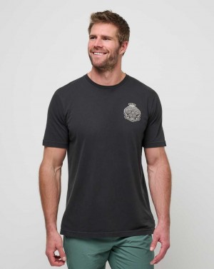 Travis Mathew Name Association Tee Black | FEKYMIU-64