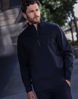 Travis Mathew On Course Jacket Black | CAYVSGQ-83