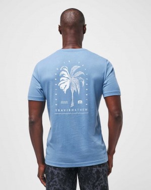 Travis Mathew Palm Grass Tee Coronet | MCWGUNB-37