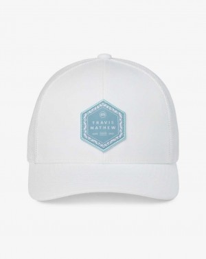 Travis Mathew Pier Imagination Snpaback Hat White | AVQMSZU-57