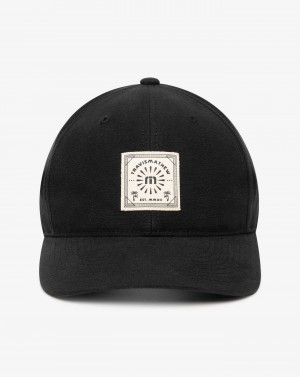 Travis Mathew Pilsen Snapback Hat Black | VAUMEFB-52