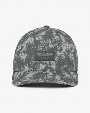 Travis Mathew Pineapple Please Snapback Hat Grey | PNXCUOT-97