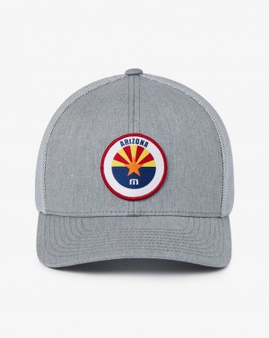 Travis Mathew Prickly Pear 2.0 Snapback Hat Heather Grey | FKXMVDH-03