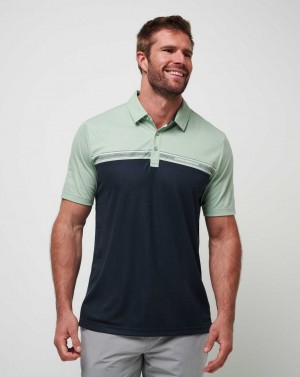 Travis Mathew Rustic Route Polo Jadeite | PGMCRFY-25