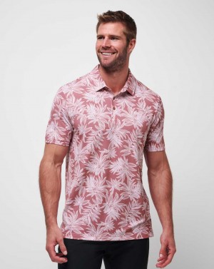 Travis Mathew Sea Journey Polo Earth Red | WLMXJVT-83