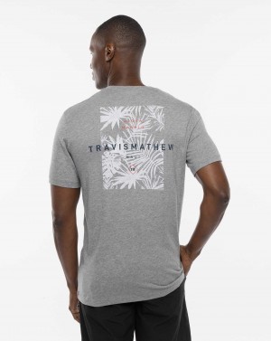 Travis Mathew Seaclusion Tee Heather Grey | FAKXBPH-57