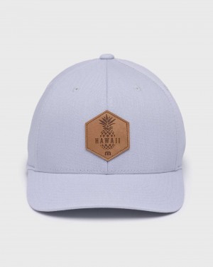 Travis Mathew Sky Range Snapback Hat Heather Sleet | OGHPFCK-36