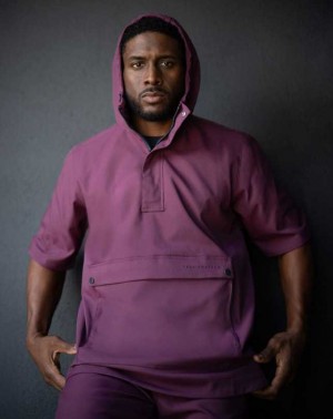 Travis Mathew Sport Mode Hoodie Mauve Wine | UIXVCED-75