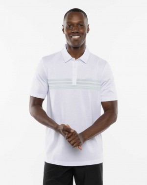 Travis Mathew Surf Slang Polo White | TNGEYMJ-15