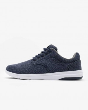 Travis Mathew The Daily 2 Knit Shoe Heather Mood Indigo | NUJOTEC-65