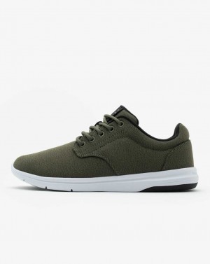 Travis Mathew The Daily 2 Woven Shoe Olive Green | WQASKEC-06