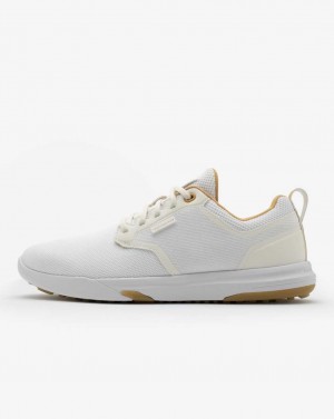 Travis Mathew The Daily Pro Hybrid Shoe White/Gum | WSVPKXY-83